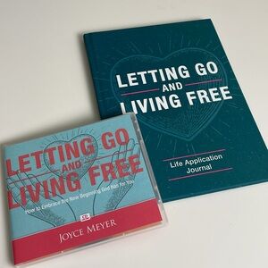 Joyce Meyer Letting Go and Living Free Journal and CD Set